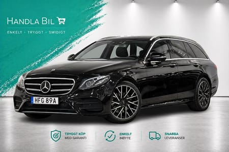 Mercedes-Benz E 220 T d 4MATIC 4M AMG-Line Widescreen Burmester Pano 360° D-värm Drag
