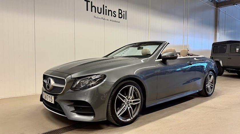 Bild 1 av Mercedes-Benz E 220 d Cabriolet AMG / Svensksåld