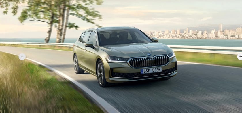 Skoda Superb Combi  bakgrundsbild