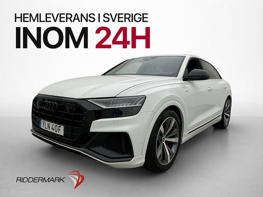 Bild 1 av Audi Q8 60 TFSI e quattro 462hk S-line B&O Kamera Navi Drag