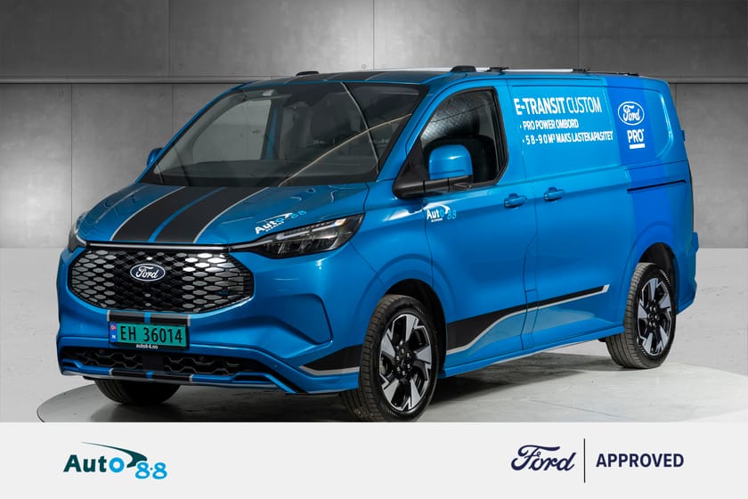 Bilde 1 av Ford E-Transit Custom 320 KAMPANJE! | SPORT | Legenden er blitt elektrisk, nå o