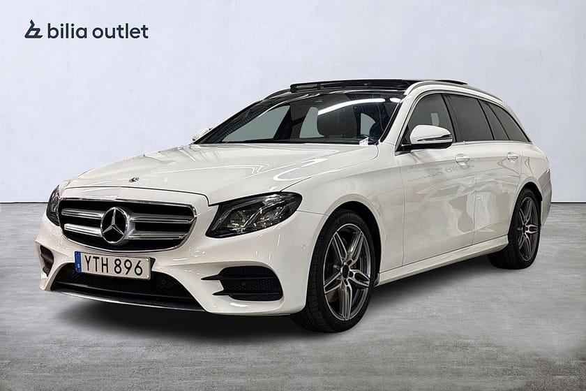 Bild 1 av Mercedes-Benz E 220 T d 4MATIC AMG 194hk Panorama Navi Drag Backkamera