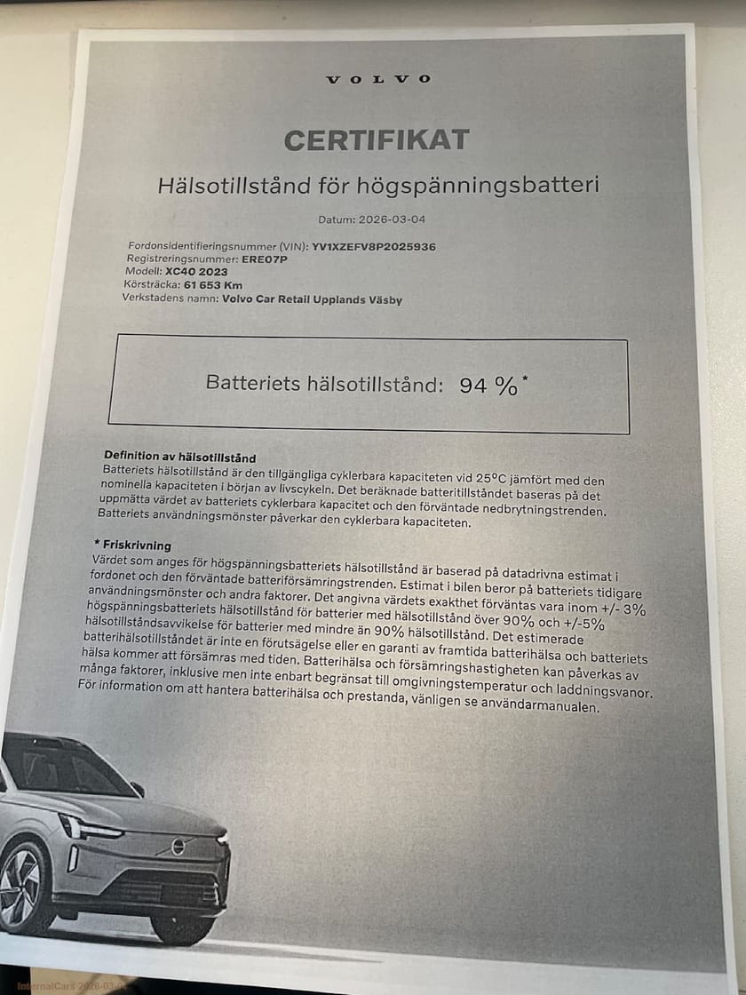 Bild 3 av Volvo XC40 Recharge Single Motor Core / Klimatpaket (SELEKT)