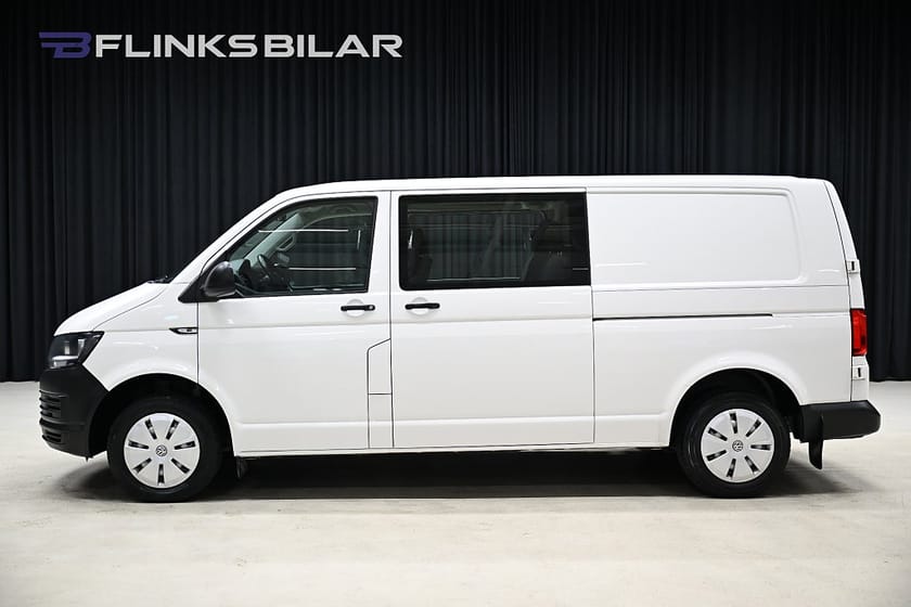 Bild 2 av Volkswagen Transporter Kombi DSG 150HK Dubbelhytt|Dubbeldörr|Drag|Värmare|Moms
