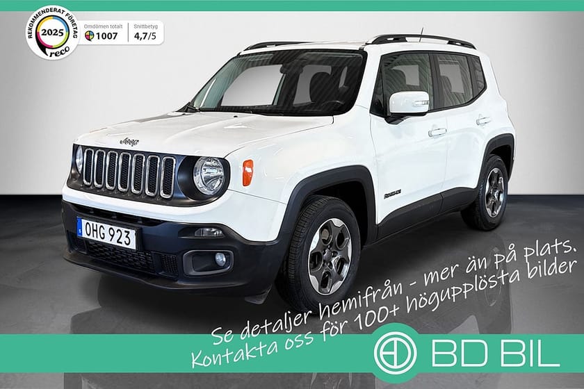 Bild 1 av Jeep Renegade 1.4 DCT 140HK LONGITUDE VÄRMARE KAMREM BYTT