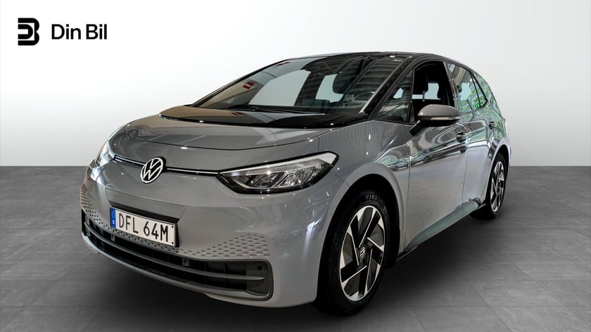 Bild 1 av Volkswagen ID.3 Pro Performance 204hk Värmepump/Värmare via App/Na