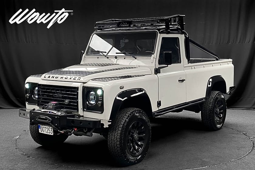 Bild 1 av Land Rover Defender 110 Pick Up TD4 Puma Pick-Up /Skalstolar/Se Spec/4.95%