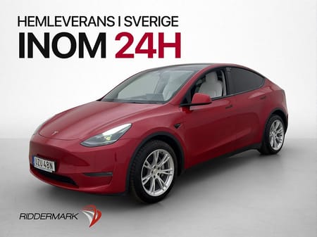 Tesla Model Y Long Range AWD Ljus Interiör Dragkrok