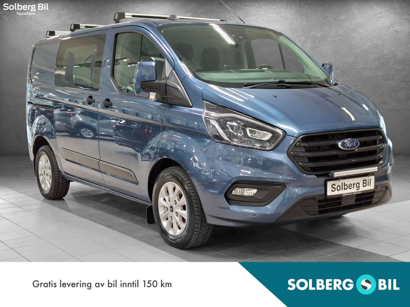 Bilde 2 av Ford Transit Custom 300 L1/130hk/Limited/Hfeste/webasto/Nav/Ekstra lys++