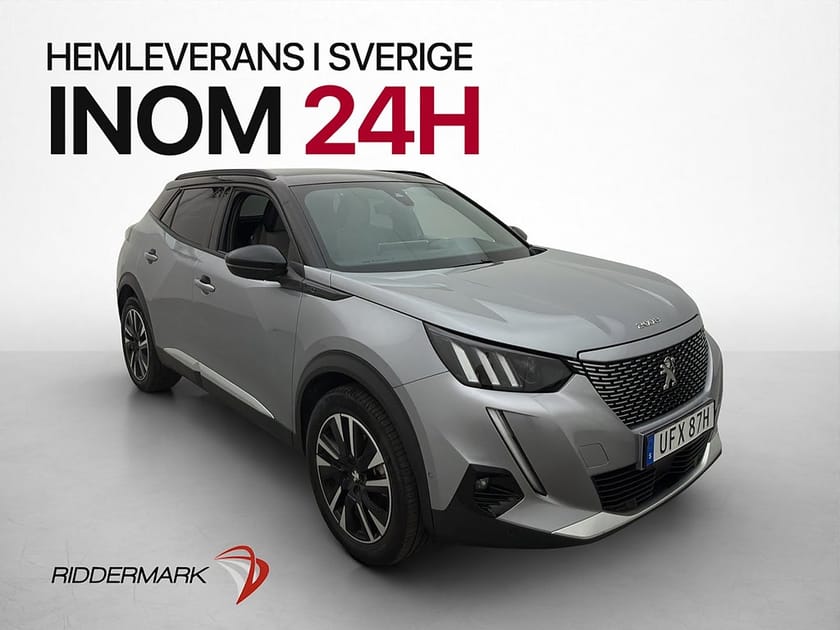 Bild 1 av Peugeot e-2008 136hk GT Pack Kamera Navi CarPlay Halvskinn