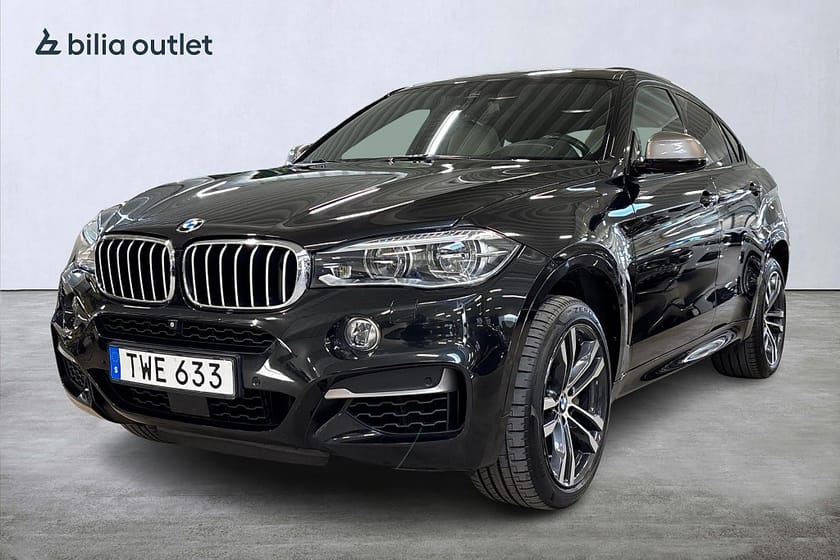 Bild 1 av BMW X6 M50d M Sport 381hk Navi Drag H/K HuD P-värm 360°