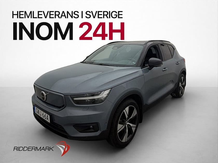 Bild 1 av Volvo XC40 Recharge Twin P8 AWD Pro VOC Pano H/K 360° Skinn Navi Drag Värm