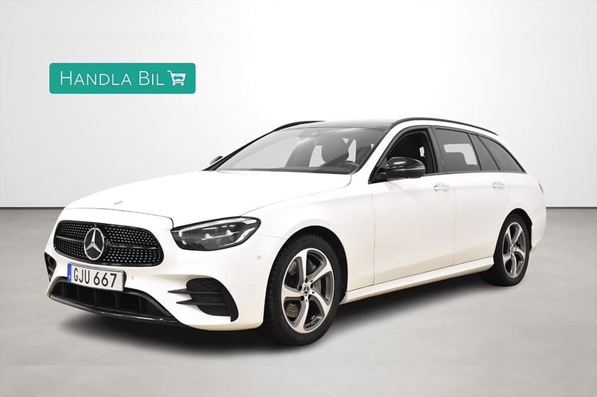 Bild 1 av Mercedes-Benz E 220 T d AMG Line Pano Burmester 360° Drag Cockpit CarPlay