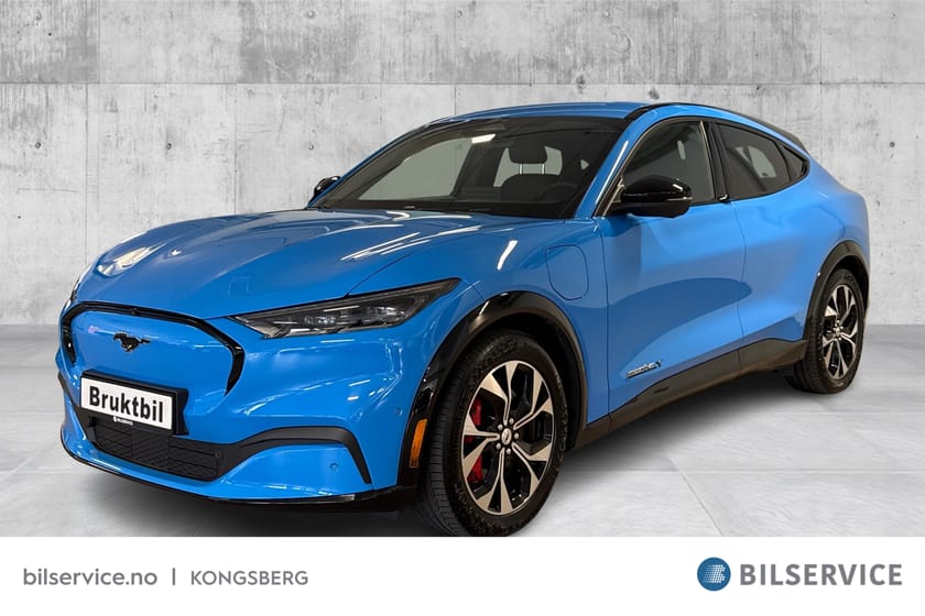 Bilde 1 av Ford Mustang Mach-E Long Range Premium Range/Skinn/App/360Kamera/El.stolpakke