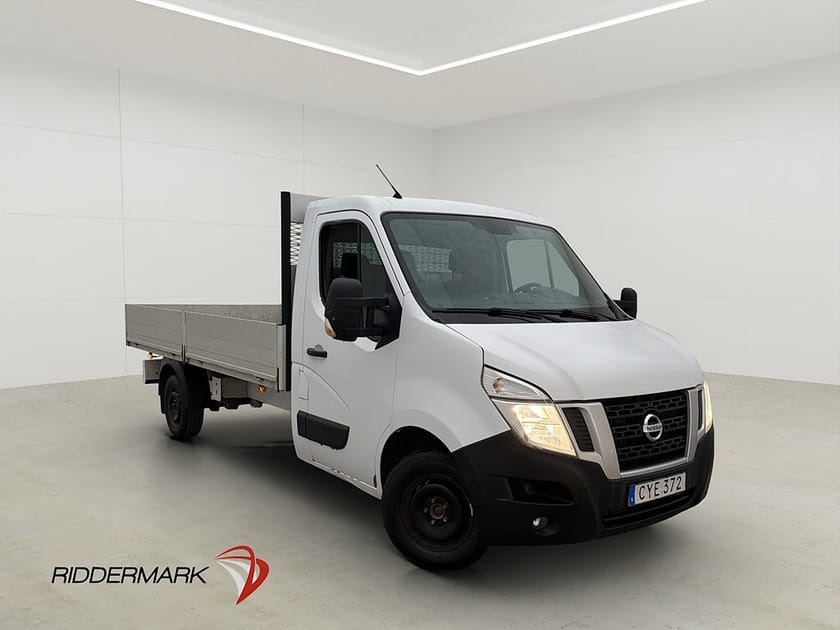 Bild 1 av Nissan NV400 Chassi 2.3dCi FLAKBIL Värmare 3-Sits Farthållare Moms