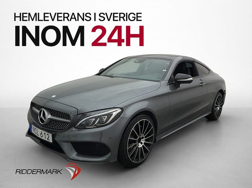 Bild 1 av Mercedes-Benz C 220 d Coupé 220d AMG Burmester Taklucka Navi