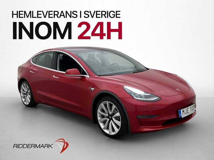 Bild 4 av Tesla Model 3 Long Range AWD 440hk Autpilot Pano Kamera