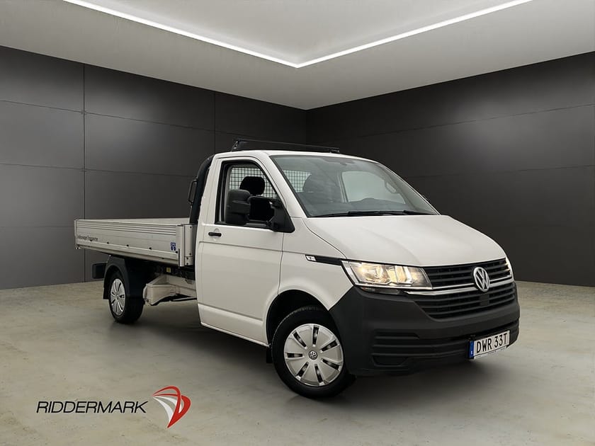 Bild 3 av Volkswagen Transporter Chassi Cab TIPPFLAK Värmare Dragkrok 3-Sits Moms