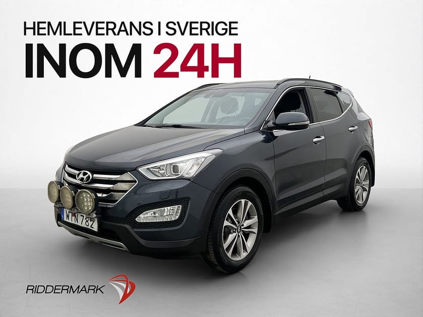 Bild 3 av Hyundai Santa Fe 2.2 CRDi 4WD 7-Sits Drag Kamera Skinn Navi