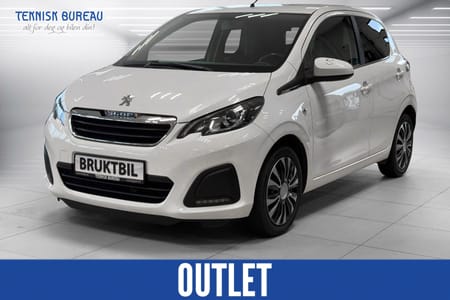 Peugeot 108 5-dørs Dab+,El vinduer, El speil