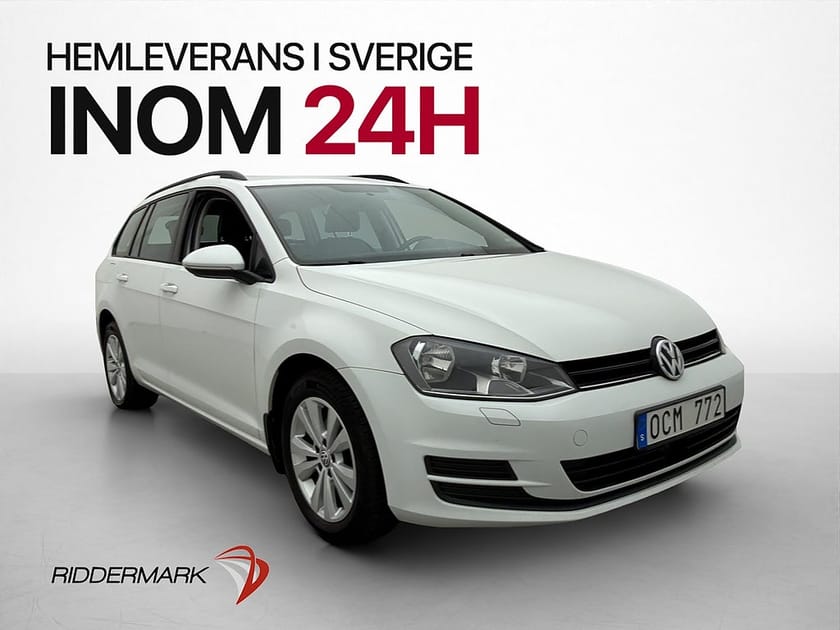 Bild 1 av Volkswagen Golf Sportscombi 1.2 TSI 105hk Masters Adaptiv-Fart Dragkrok