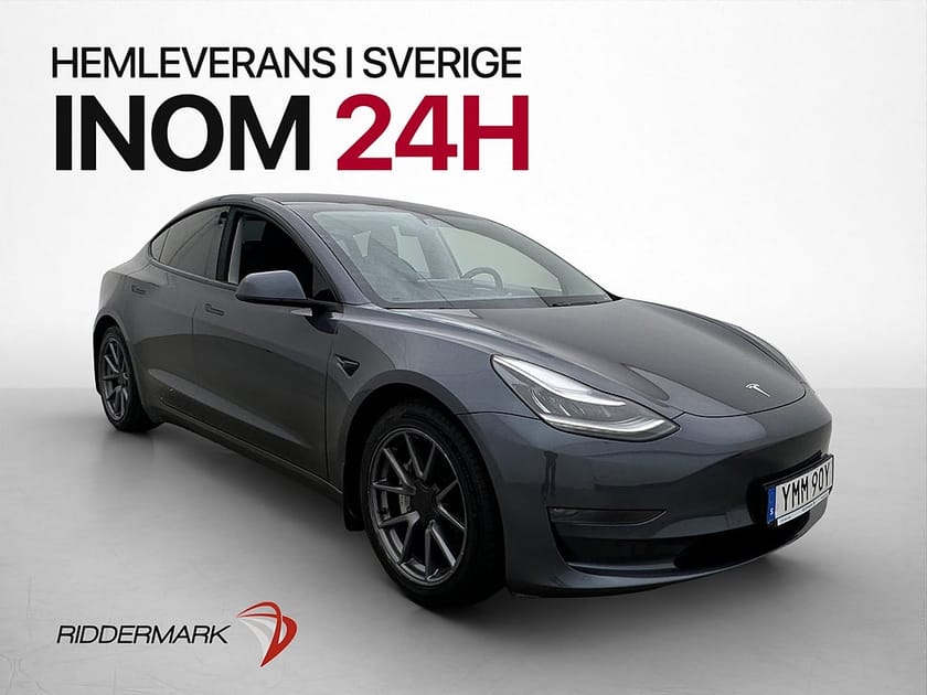 Bild 1 av Tesla Model 3 Long Range AWD Drag Autopilot Pano Svensksåld