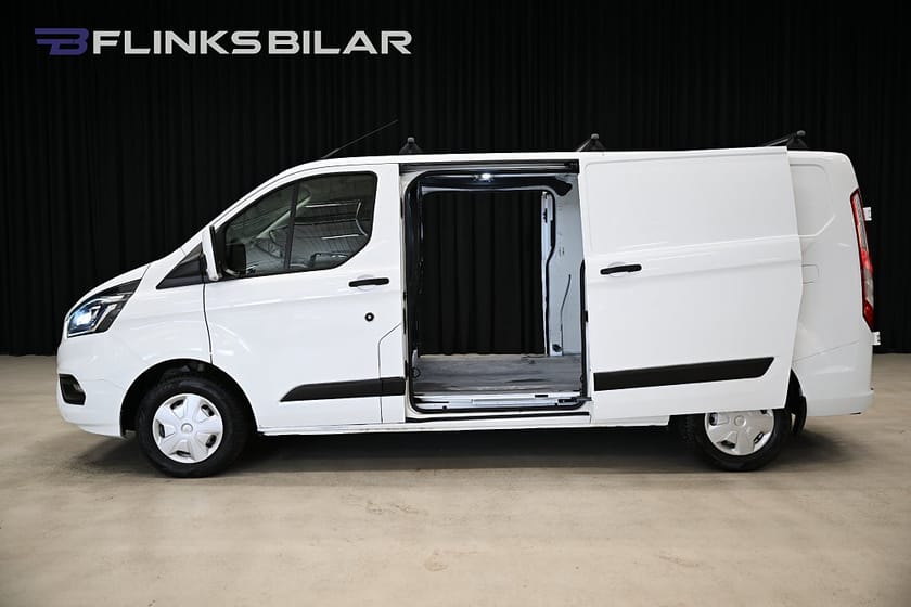 Bild 2 av Ford Transit Custom 300 130HK L2|LED|Dubbeldörr|Drag|Värmare|Lågmil|Moms