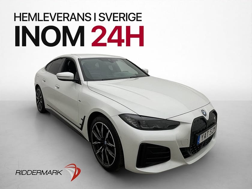 Bild 1 av BMW i4 eDrive40 Gran Coupé 340hk M Sport Pro Värm Drag 360°