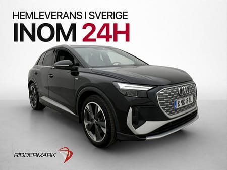 Audi Q4 40 e-tron 204hk S-Line Kamera CarPlay Halvskinn MOMS