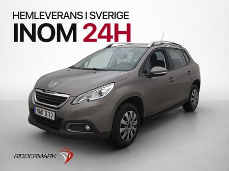 Peugeot 2008 1.2 VTi 82hk Farth Bluetooth 0.44l/m Låg-skatt
