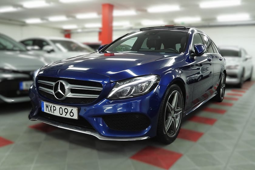 Bild 1 av Mercedes-Benz C 300 T 7G-Tronic Plus AMG Line Plus Panorama Burmester