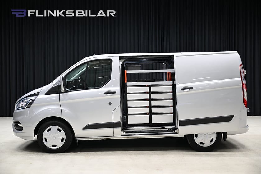 Bild 1 av Ford Transit Custom 300 130HK Automat|Servicebil|Inredd|Dubbeldörr|Moms