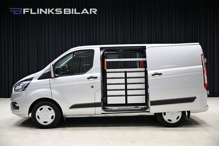 Ford Transit Custom 300 130HK Automat|Servicebil|Inredd|Dubbeldörr|Moms