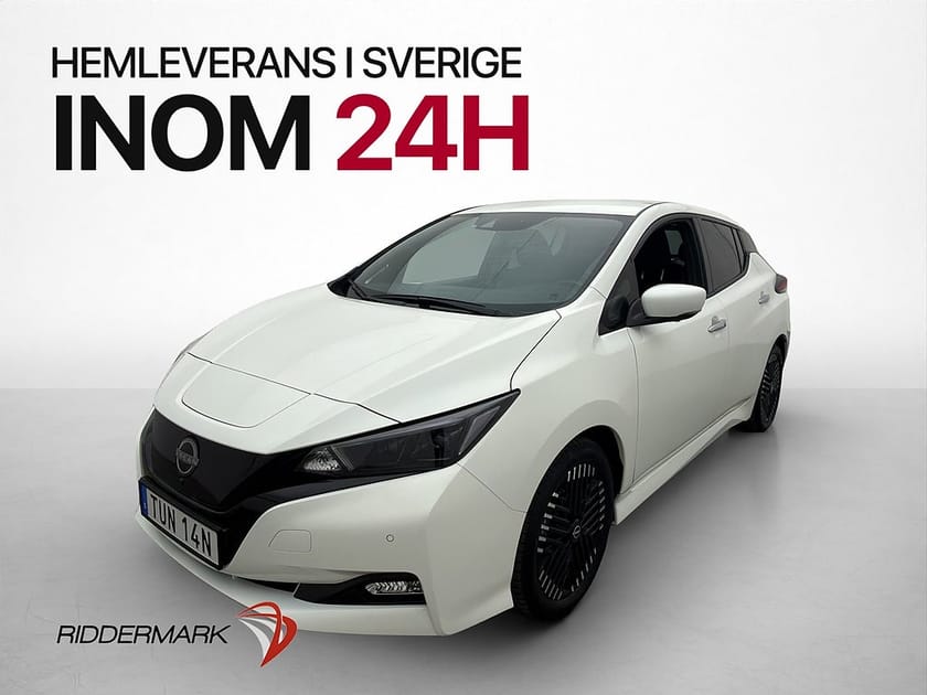 Bild 1 av Nissan Leaf 150hk 40 kWh N-Connecta 360° kamera Rattvärme