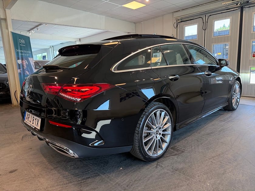 Bild 4 av Mercedes-Benz CLA 250 e Shooting Brake AMG Pano Drag Gps Värmare Ambient