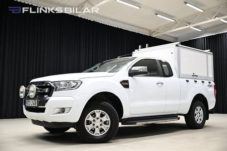 Ford Ranger SuperCab 2.2 TDCi 160HK Automat|Kåpa|Inredd|Drag|Värmare
