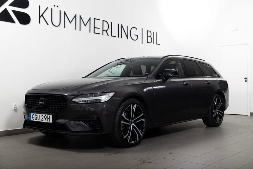 Bild 2 av Volvo V90 Recharge T6 AWD Geartronic 350hk 20"/360/Drag/Pano/Orrefors