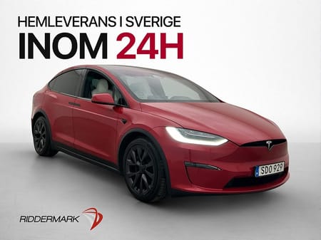 Tesla Model X Plaid Luft 6-Sits Yoke Dragkrok MOMS