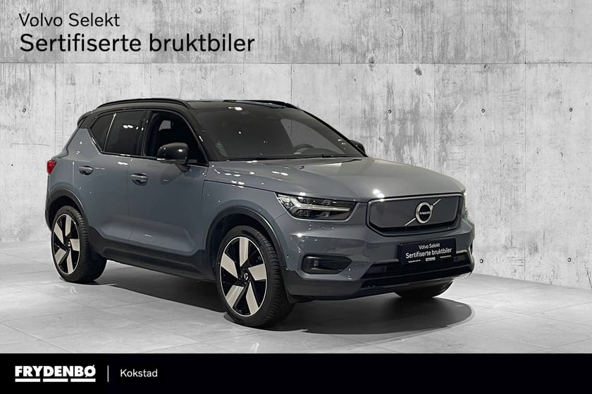 Bilde 1 av Volvo XC40 Recharge Pro FWD KROK|PANO|20"|360|H&K|TONEDE|7år*