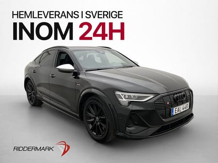 Audi e-tron S Sportback quattro 503hk Q  B&O Navi Kamera HuD Skinn Drag