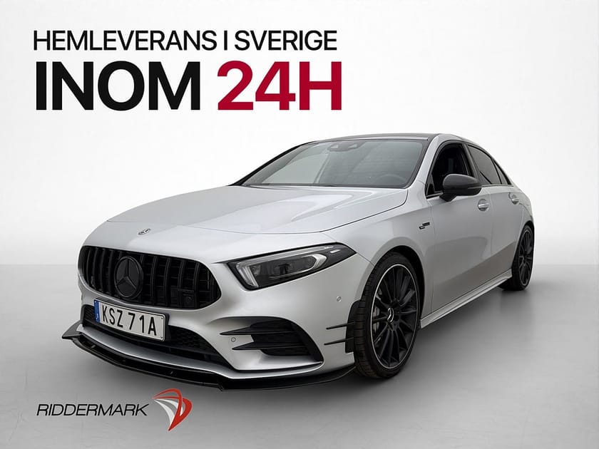 Bild 3 av Mercedes-Benz AMG A 35 4MATIC Sedan 4M 306hk Pano Burmester Navi Kamera