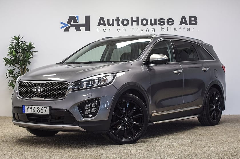 Bild 1 av Kia Sorento 2.2 CRDi AWD 200HK 7-sits Drag Pano 360 Infinity