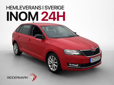 Škoda Rapid Spaceback Skoda 1.0 TSI 1 brukare Värmare A-CarPlay Sensorer