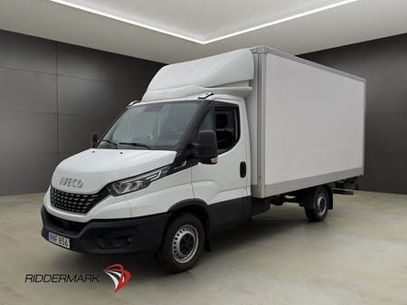 Iveco Daily 35-160 Chassi Cab Bakgavellyft Ny-Kamrem Värm 3-Sits B-Kamera Moms