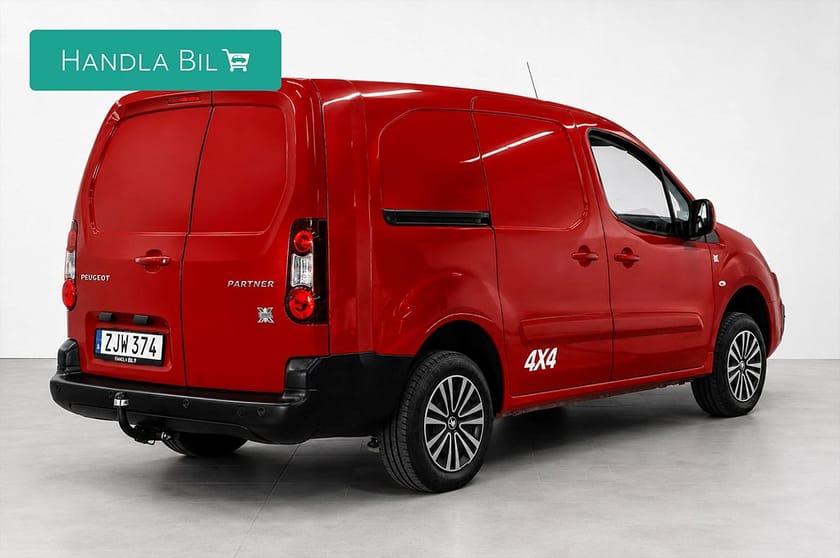 Bild 4 av Peugeot Partner Van Utökad Last 1.6 BlueHDi 4x4 Manuell, 99hk, 2018