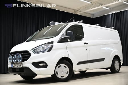Ford Transit Custom 300 130HK L2 Drag|Dieselvärmare|Backkamera|NyKamrem
