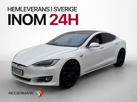 Tesla Model S Long Range AWD 423hk Ljus interiör AP Pano