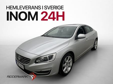 Volvo S60 D4 Summum Taklucka VOC Värmare Navi Skinn Dragkrok