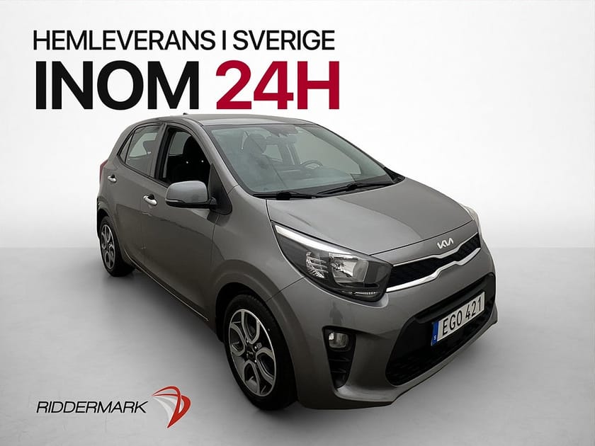 Bild 1 av Kia Picanto 1.0 MPI 67hk 1 Brukare Kamera CarPlay MOMS Navi