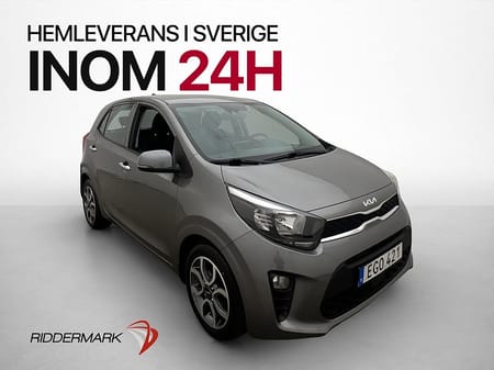 Kia Picanto 1.0 MPI 67hk 1 Brukare Kamera CarPlay MOMS Navi